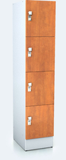 Premium lockers with four lockable boxes ALFORT DD 1920 x 400 x 520