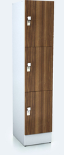 Premium lockers with three lockable boxes ALFORT DD 1920 x 400 x 520