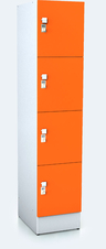 Premium lockers with four lockable boxes ALFORT AD 1920 x 400 x 520