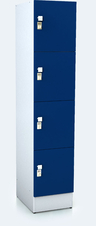 Premium lockers with four lockable boxes ALFORT AD 1920 x 400 x 520