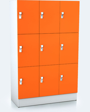 Premium lockers with nine lockable boxes ALFORT AD 1920 x 1200 x 520