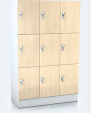 Premium lockers with nine lockable boxes ALFORT DD 1920 x 1200 x 520