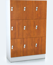 Premium lockers with nine lockable boxes ALFORT DD 1920 x 1200 x 520