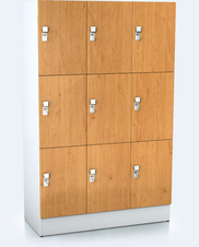 Premium lockers with nine lockable boxes ALFORT DD 1920 x 1200 x 520