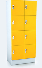 Premium lockers with eight lockable boxes ALFORT AD 1920 x 600 x 520