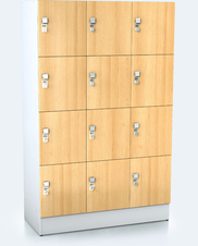 Premium lockers with twelve lockable boxes ALFORT DD 1920 x 1200 x 520
