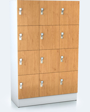 Premium lockers with twelve lockable boxes ALFORT DD 1920 x 1200 x 520