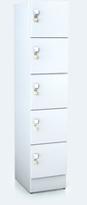 Premium lockers with five lockable boxes ALFORT AD 1920 x 400 x 520
