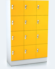 Premium lockers with twelve lockable boxes ALFORT AD 1920 x 1200 x 520