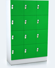 Premium lockers with twelve lockable boxes ALFORT AD 1920 x 1200 x 520