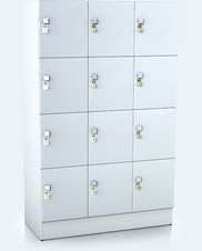 Premium lockers with twelve lockable boxes ALFORT AD 1920 x 1200 x 520