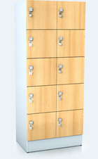 Premium lockers with ten lockable boxes ALFORT DD 1920 x 800 x 520