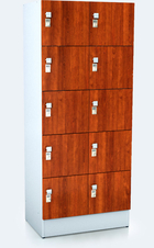 Premium lockers with ten lockable boxes ALFORT DD 1920 x 800 x 520