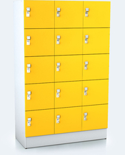 Premium lockers with fifteen lockable boxes ALFORT AD 1920 x 1200 x 520