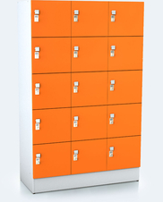 Premium lockers with fifteen lockable boxes ALFORT AD 1920 x 1200 x 520