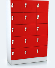 Premium lockers with fifteen lockable boxes ALFORT AD 1920 x 1200 x 520