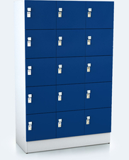 Premium lockers with fifteen lockable boxes ALFORT AD 1920 x 1200 x 520