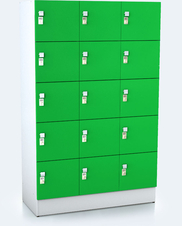 Premium lockers with fifteen lockable boxes ALFORT AD 1920 x 1200 x 520