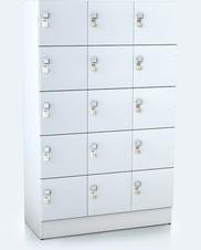 Premium lockers with fifteen lockable boxes ALFORT AD 1920 x 1200 x 520