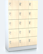 Premium lockers with fifteen lockable boxes ALFORT DD 1920 x 1200 x 520