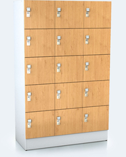 Premium lockers with fifteen lockable boxes ALFORT DD 1920 x 1200 x 520