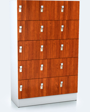 Premium lockers with fifteen lockable boxes ALFORT DD 1920 x 1200 x 520