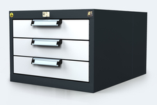 ESD - Hanging UNI line cabinet for workbenches 218 x 480 x 600 - 1x drawer