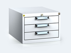 ESD - Hanging UNI line cabinet for workbenches 218 x 480 x 600 - 1x drawer