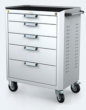 ESD - Trolley DVU 968 x 765 x 500 - basic - 5x drawers
