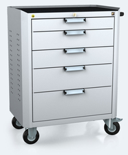 ESD - Trolley DVU 968 x 765 x 500 - basic - 5x drawers