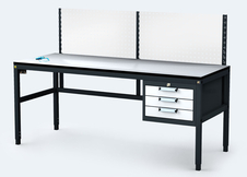 ESD - ALGERS Workbench - 1220 - 1460 x 1600 x 700 - container - perfo