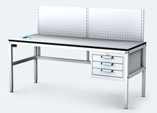 ESD - ALGERS Workbench - 1220 - 1460 x 1600 x 700 - container - perfo