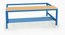 Benches with beech sticks - with a reclining grate 375 x 1050 x 800