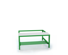 Benches with PVC sticks - with a reclining grate 375 x 900 x 800