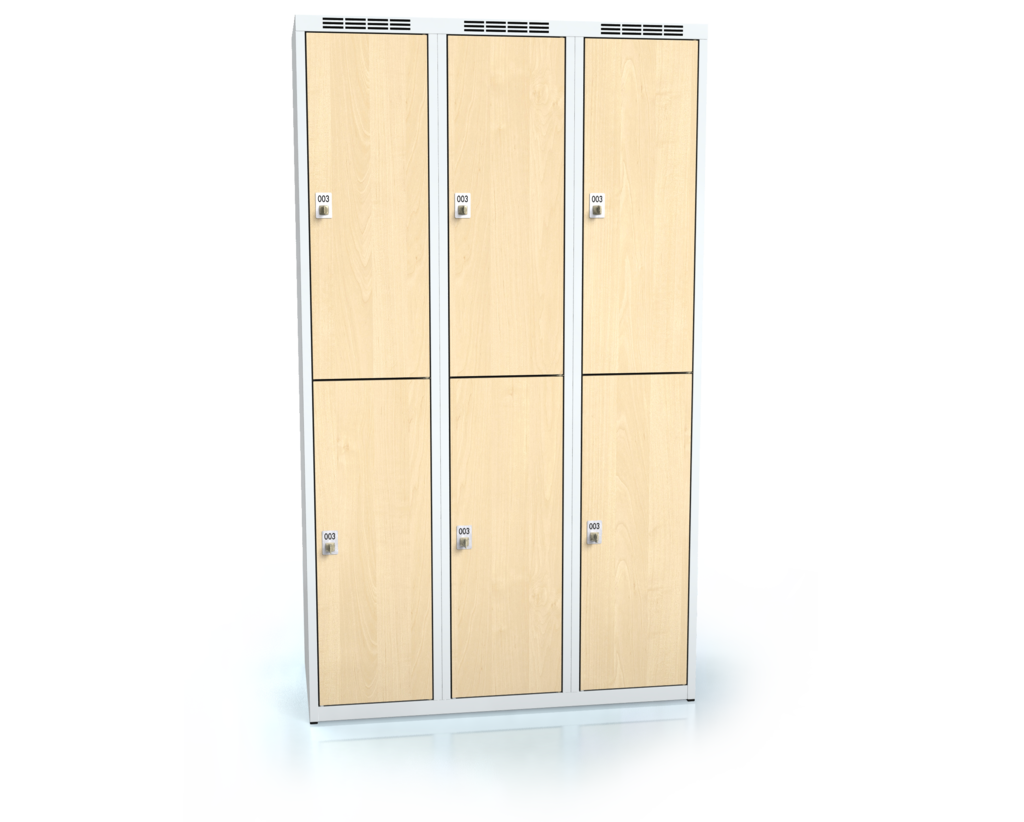 Divided cloakroom locker ALDERA 1800 x 1050 x 500