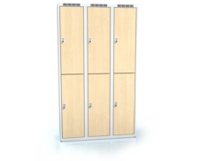 Divided cloakroom locker ALDERA 1800 x 1050 x 500