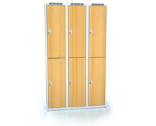 Divided cloakroom locker ALDERA 1800 x 1050 x 500