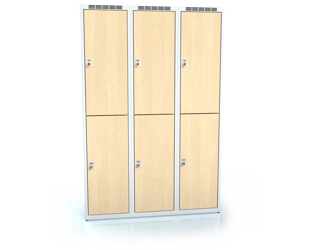 Divided cloakroom locker ALDERA 1800 x 1200 x 500