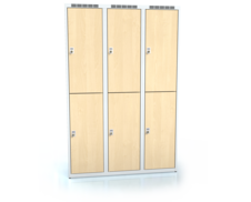 Divided cloakroom locker ALDERA 1800 x 1200 x 500