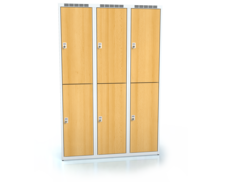 Divided cloakroom locker ALDERA 1800 x 1200 x 500