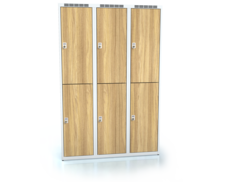 Divided cloakroom locker ALDERA 1800 x 1200 x 500