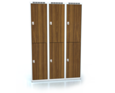 Divided cloakroom locker ALDERA 1800 x 1200 x 500