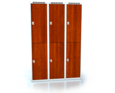 Divided cloakroom locker ALDERA 1800 x 1200 x 500