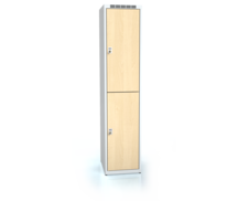 Divided cloakroom locker ALDERA 1800 x 400 x 500