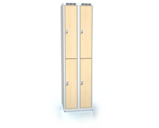 Divided cloakroom locker ALDERA 1800 x 500 x 500