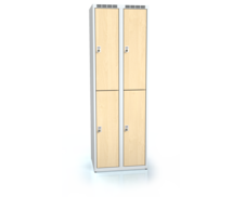 Divided cloakroom locker ALDERA 1800 x 600 x 500