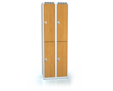 Divided cloakroom locker ALDERA 1800 x 600 x 500