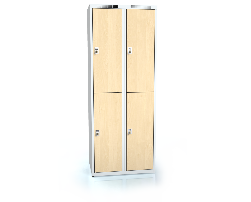 Divided cloakroom locker ALDERA 1800 x 700 x 500