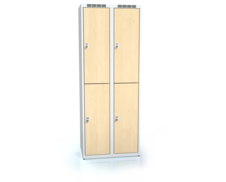 Divided cloakroom locker ALDERA 1800 x 700 x 500