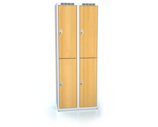 Divided cloakroom locker ALDERA 1800 x 700 x 500